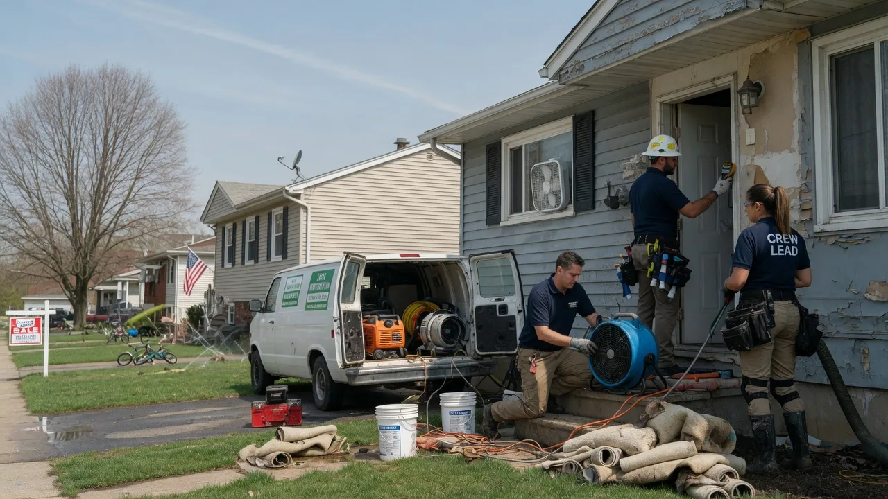 Flood Cleanup in Lambertville, MI near me